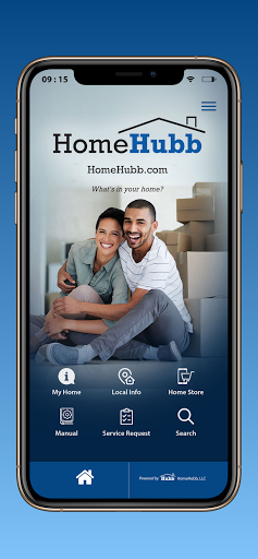 Android application HomeHubb screenshort