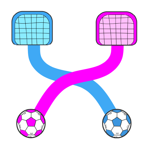 Ball To Goal: Draw Puzzle