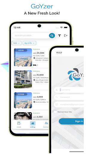 Android application Goyzer CRM screenshort