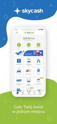 Android application SkyCash screenshort