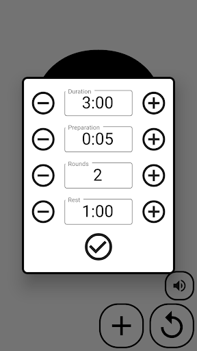 Large interval timer Screen 3