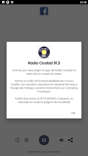 Radio Ciudad 91.3 Curuzu Screen 3