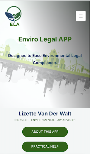 Enviro Legal APP Screen 3