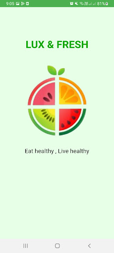 Android application Lux Fresh screenshort