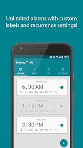 Wakeup Trivia Alarm Clock