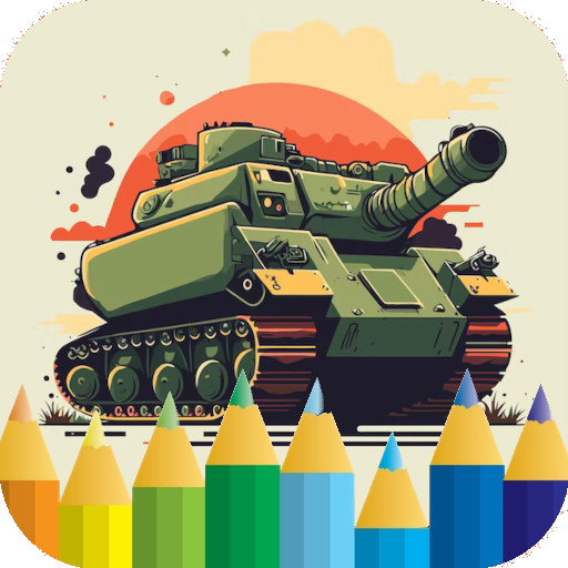 Tank Coloring Adventure logo