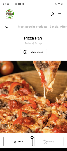 Android application Pizza Pan Lincoln screenshort