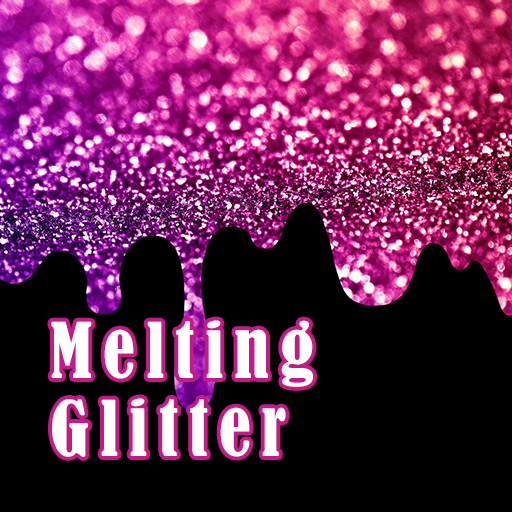 Melting Glitter Theme +HOME  Icon