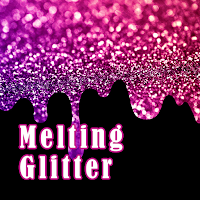 Wallpaper Melting Glitter