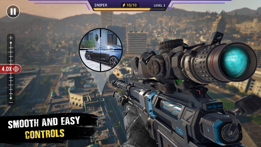 Realistic Sniper Mission 3D 7.0 APK + Mod (Remove ads / God Mode) for Android