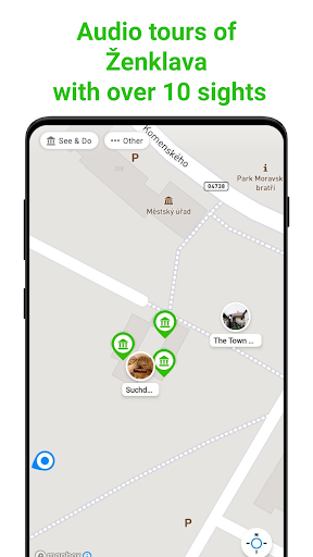 Android application Ženklava Tour Guide:SmartGuide screenshort