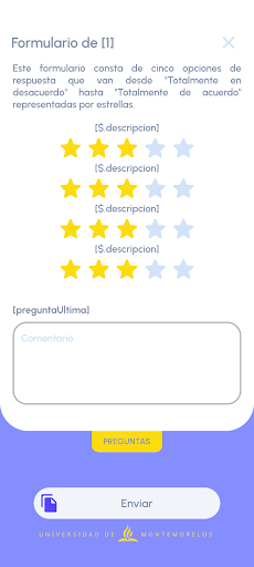 Android application UM Movil screenshort