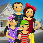 Cover Image of Descargar Virtual StickMan Mom Life: Family Games Simulator 1.1 APK