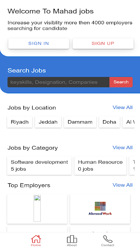 Mahad Jobs Screen 2