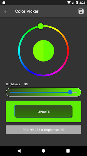 nTd Word Clock Screen 2
