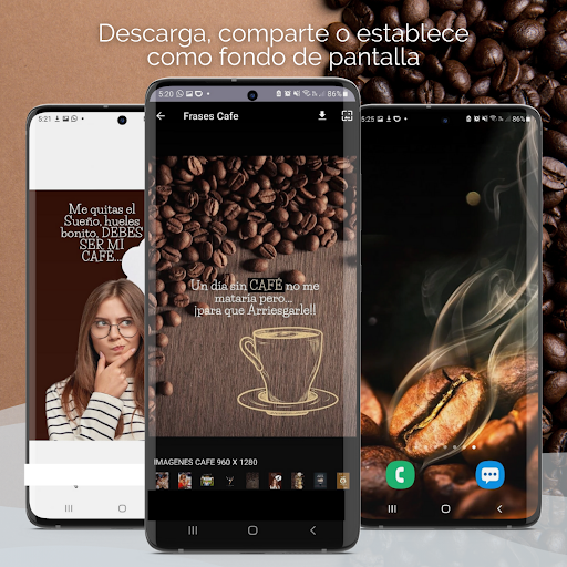 Screenshot of Frases de Cafe