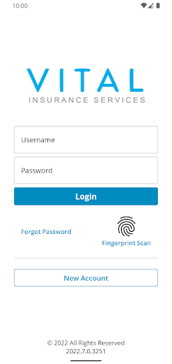 Android application Vital Insurance Services screenshort