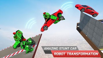Robot Car Stunt Driving Games