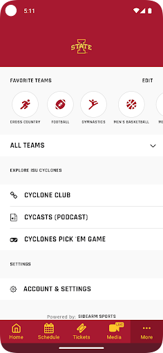 Screenshot of Cyclones