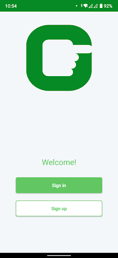 Android application clickEAT - Scan & Order Food screenshort