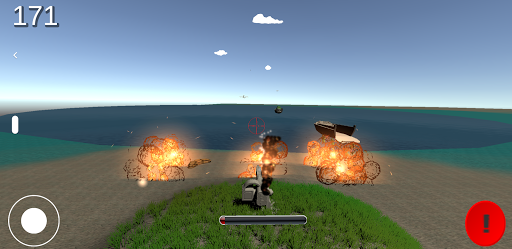 Android application Beach Defender screenshort