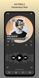 Material2 PowerAmp v3 皮肤 APK 3