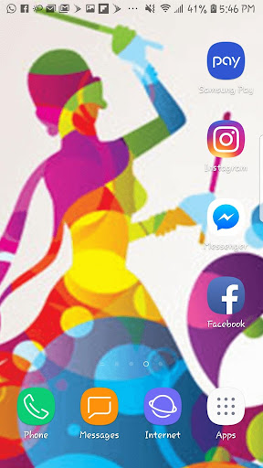 Navratri Photo Frame HD Wallpa