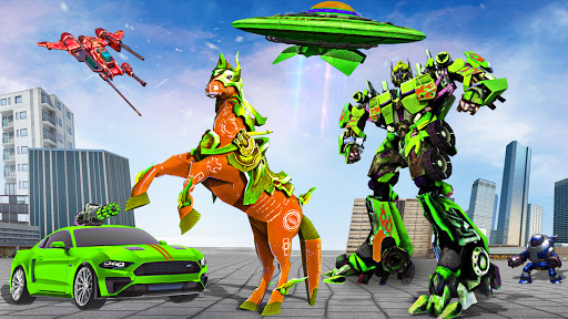Pantalla APK Real Donkey Robot Transforming Game-Robot Shooting 1656005476