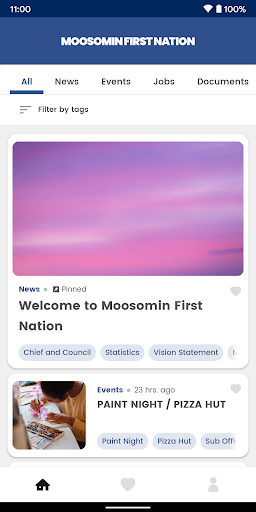 Screenshot of Moosomin First Nation