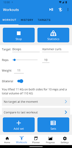 Android application WorkoutPro - Progress Tracker screenshort