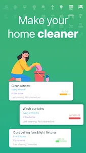 House Chores Cleaning Schedule