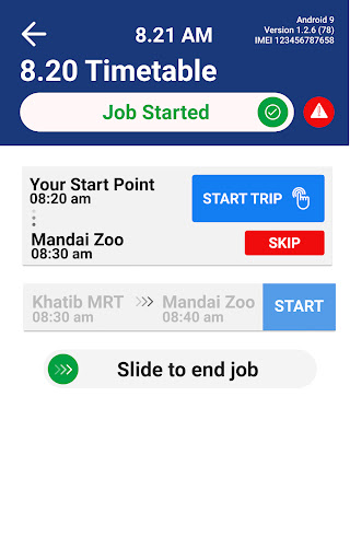 Android application Plotigo Driver App screenshort