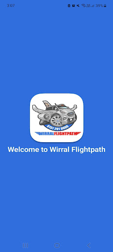 Android application Wirral Flightpath screenshort