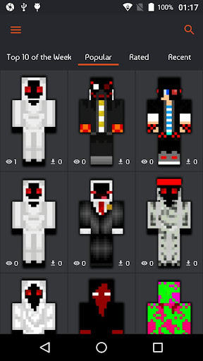 Entity 303 Herobrine Skins For Minecraft Pe Apps On Google Play