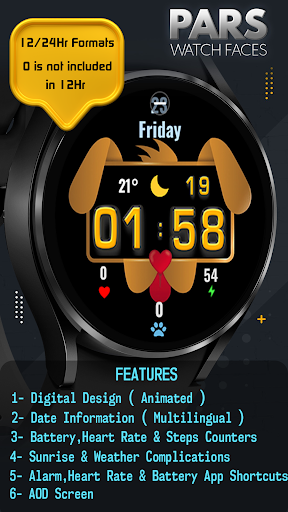 Android application Pars Sweet Puppy Animation screenshort