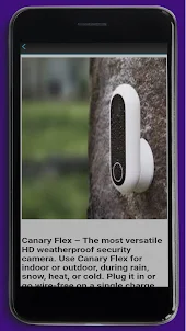 Canary flex camera guide