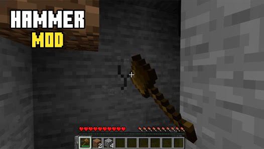 Captura de Pantalla 10 Minner Hammer Minecraft Mod android