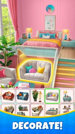 Game screenshot Merge & Decor: A New Life mod apk
