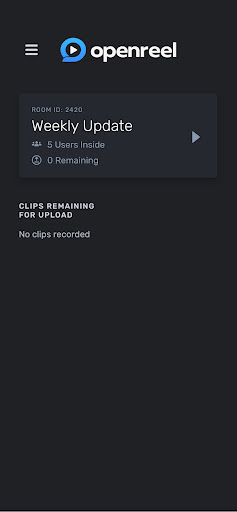 Android application OpenReel Capture screenshort