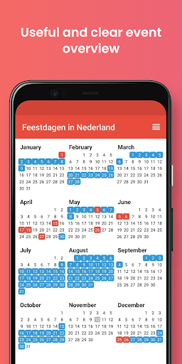 Android application Netherlands Holidays 2023 screenshort