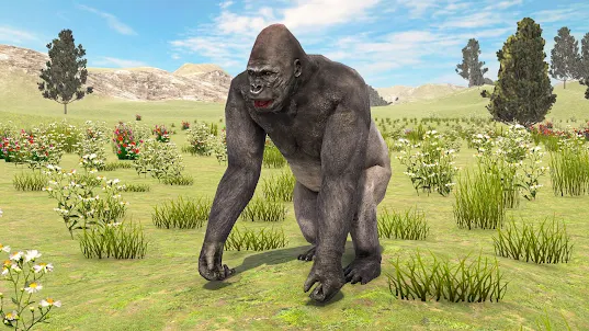 Angry Wild Gorilla: Real Games