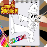 Cover Image of डाउनलोड Little Singham Coloring BOOK  APK