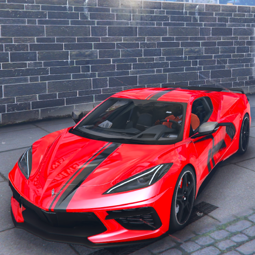 Corvette C8 Supercar: Town logo