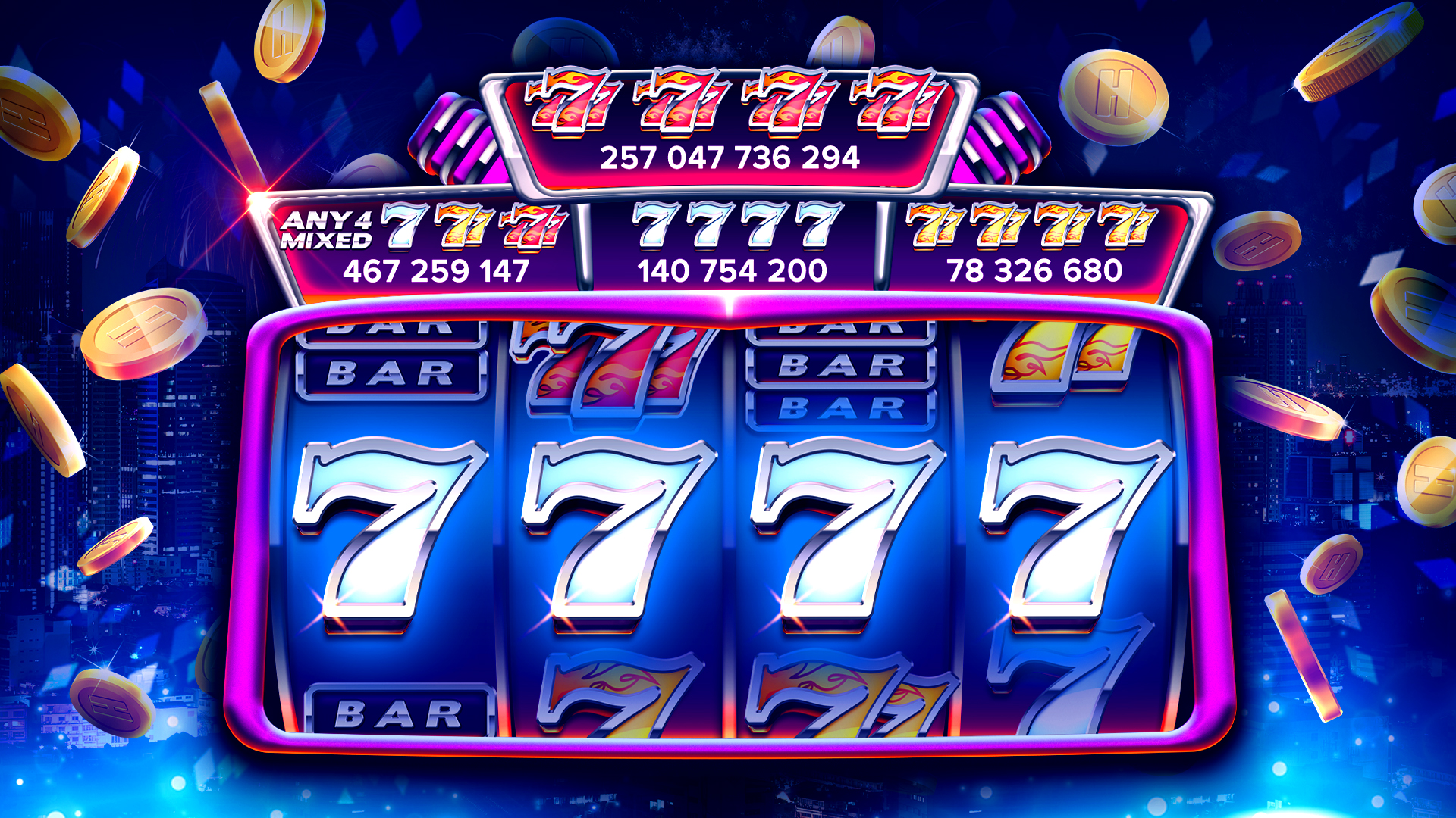 Android application Huuuge Casino Slots Vegas 777 screenshort