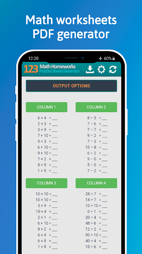 123 Math Homework - Worksheets Screen 3