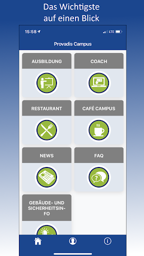 Android application Campus Provadis screenshort