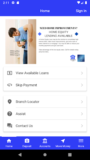 Android application WM Postal Service FCU screenshort