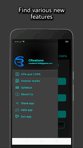 Android application Gpa Cgpa Calculator Anna Univ screenshort