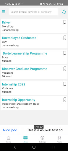 Entuit Jobs Screen 2
