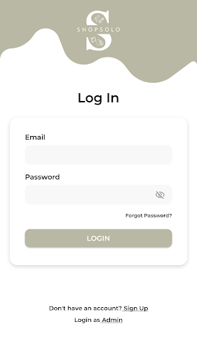 Android application Shopsolo screenshort